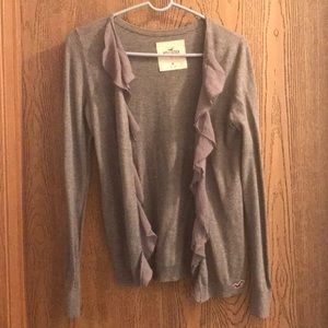 Grey Hollister Cardigan